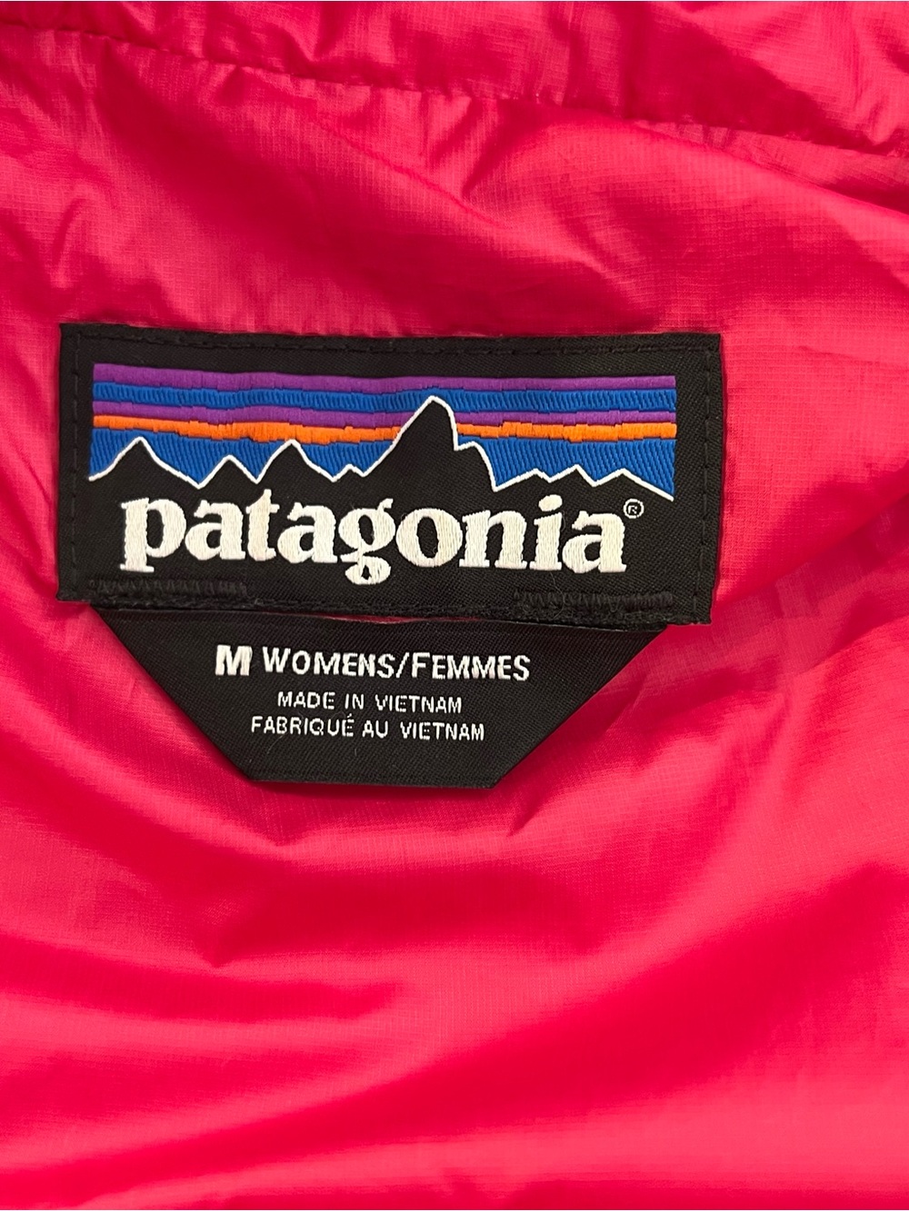 Patagonia Nano Bivy Pullover Jacket Women's M Coral Fushia EUC - Picture 8 of 10